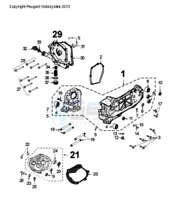 KISBEE A SZ drawing CRANKCASE