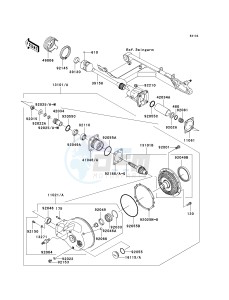 VN 1600 B [VULCAN 1600 MEAN STREAK] (B6F-B8FA) B8F drawing DRIVE SHAFT_FINAL GEAR