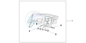 CB1300SA CB1300SUPERBOLD'OR drawing REAR CARRIER