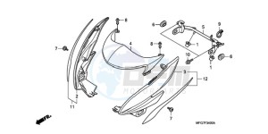 CB600F39 Australia - (U / ST) drawing COWL