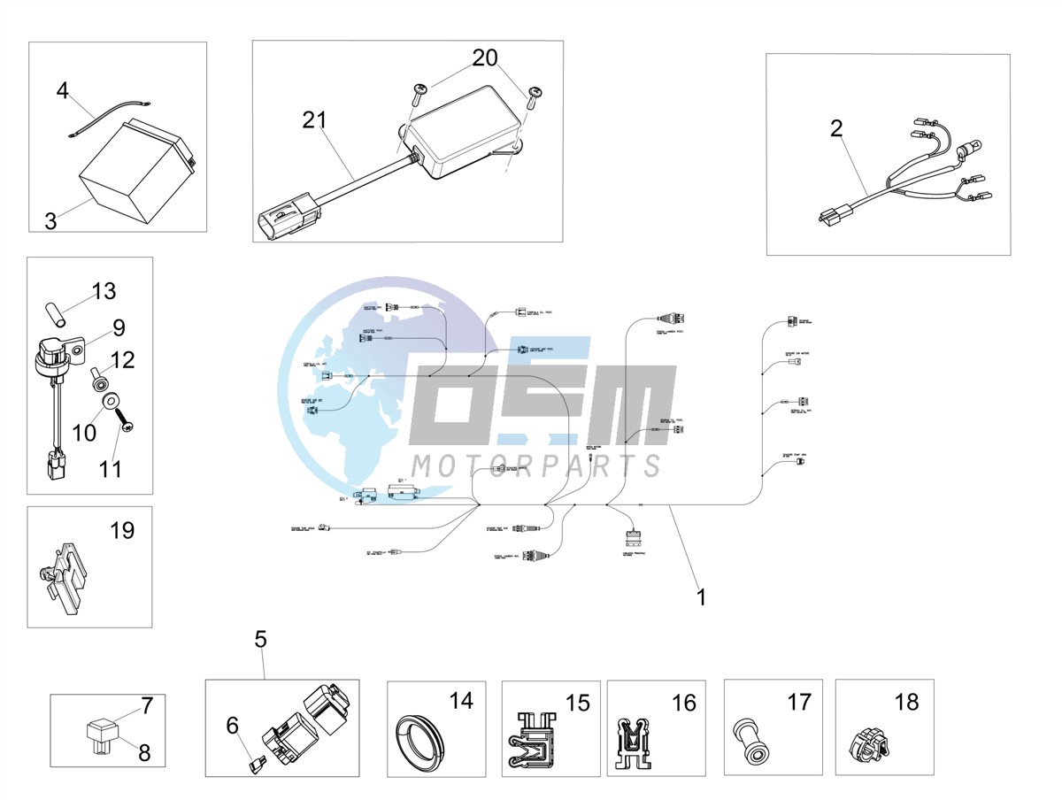 Rear electrical system