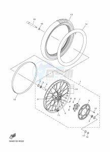 WR250F (BAKJ) drawing FRONT WHEEL