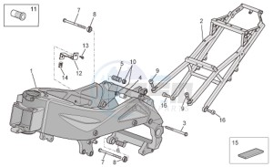 RSV 1000 Tuono drawing Frame I