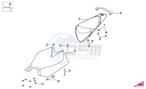 RSV 4 1000 4V drawing Saddle