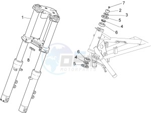 Bellagio 940 drawing Front fork I