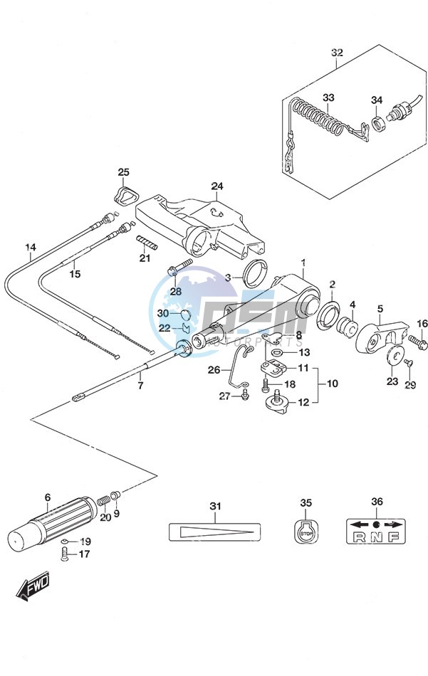 Tiller Handle