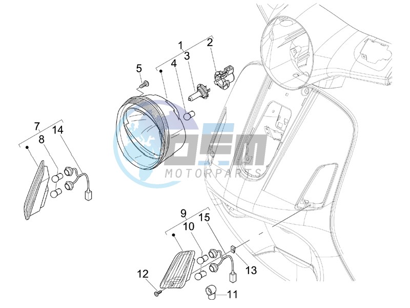 Head lights - Turn signal lamps