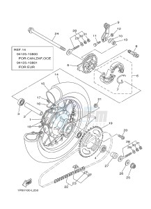 TT-R50 TT-R50E (2CJE 2CJF 2CJG) drawing REAR WHEEL