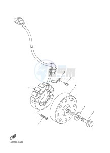 YZF-R1 R1 1000 (1KBT 1KBU) drawing GENERATOR