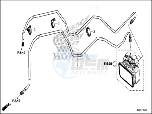 CBR500RAH CBR500R ED drawing BRAKE PIPE