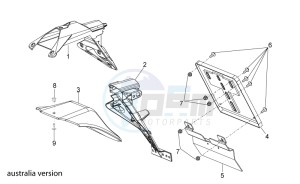 RSV 4 1000 4V drawing Rear body III