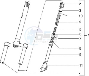 storm 50 drawing Front Fork