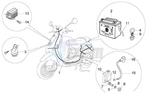 LX 50 2T drawing Electrical ignition device