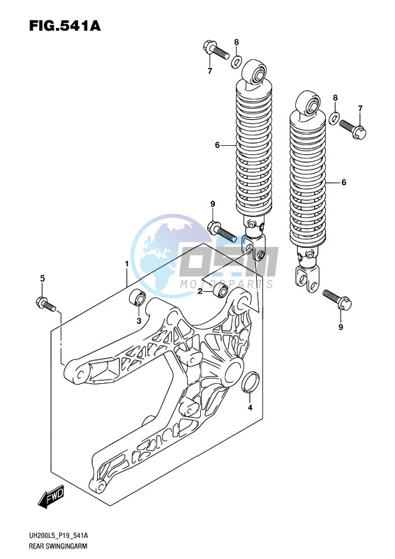 REAR SWINGINGARM