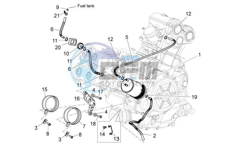 Fuel vapour recover system