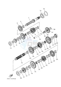 YXZ1000ES YXZ10YPSG YXZ1000R EPS SPECIAL EDITION (2HC1) drawing TRANSMISSION