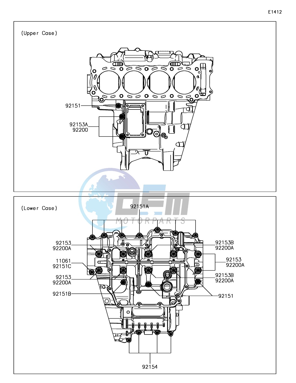 Crankcase Bolt Pattern