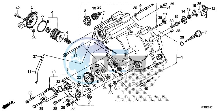 FRONT CRANKCASE COVER (TRX420FE1/FM1/FM2/TE1/TM1)