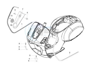 LX 125 4T ie E3 Touring drawing Front shield