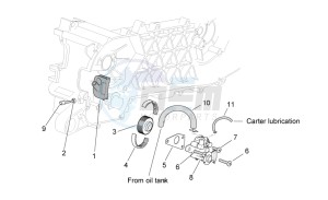 SR 50 ie AND carb. USA drawing Oil pump