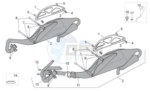 SR 50 ie AND carb. USA drawing Exhaust pipe