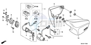 VT750CA9 Australia - (U / MME SPC) drawing SIDE COVER