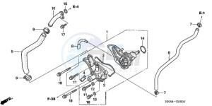 TRX680FA9 Australia - (U) drawing WATER PUMP