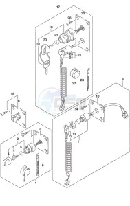 DF 25A drawing Switch Remote Control