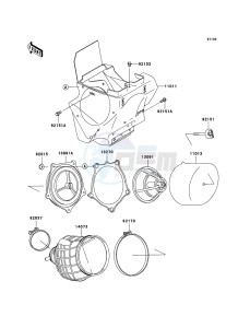 KX85 / KX85 II KX85B9F EU drawing Air Cleaner