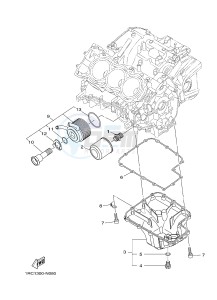 MT09 900 (1RC9) drawing OIL CLEANER