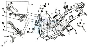 JOYRIDE S 125I (LF12W2-EU) (L7-L9) drawing FRAME