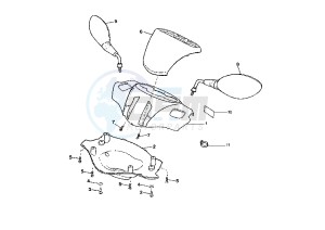 XQ MAXSTER 125 drawing COWLING