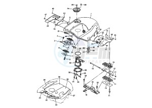 FJR A 1300 drawing FUEL TANK MY03