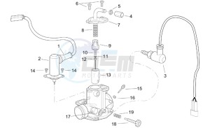 SR 125-150 drawing Carburettor Mikuni II