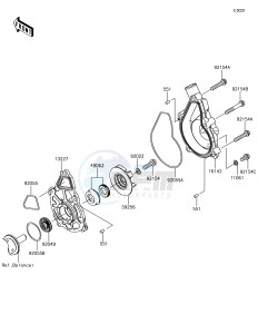 NINJA 650 EX650KJF XX (EU ME A(FRICA) drawing Water Pump