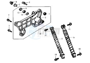 JOYRIDE - 125 cc drawing REAR SHOCK ABSORBER