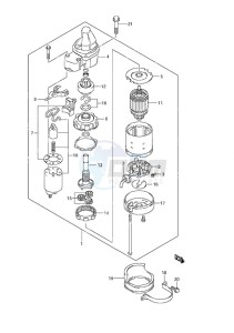 DF 60A drawing Starting Motor