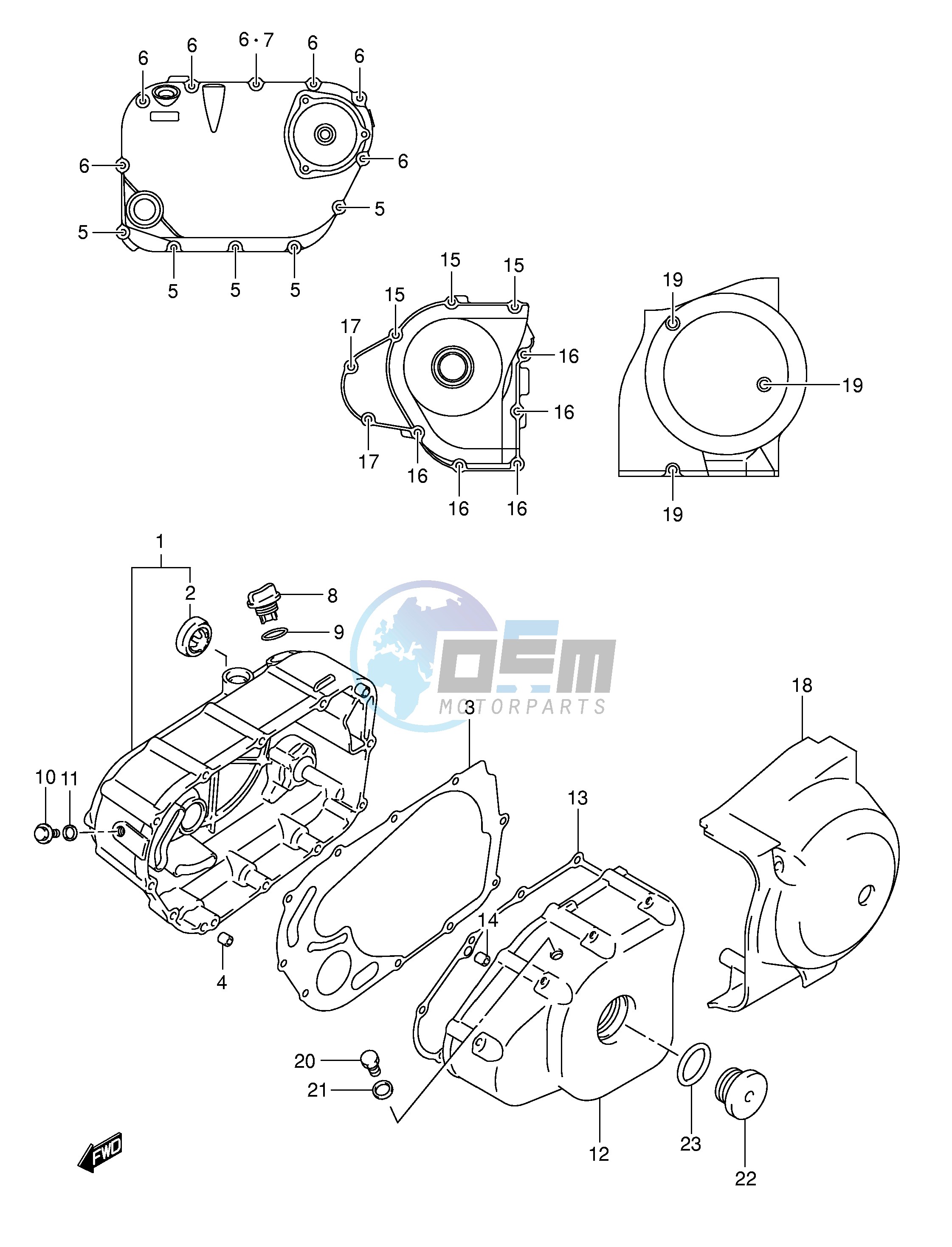 CRANKCASE COVER