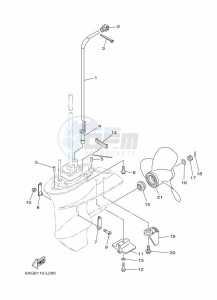 F15CMHL drawing PROPELLER-HOUSING-AND-TRANSMISSION-2