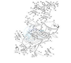 YP R X-MAX 250 drawing FRONT BODY -S9