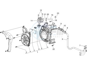 LX 150 4T drawing Secondary air box