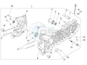 Liberty 50 iGet 4T 3V 25kmh (EMEA) drawing Crankcase