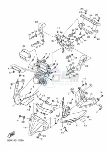 MT-03 MTN320-A (BEV6) drawing HEADLIGHT