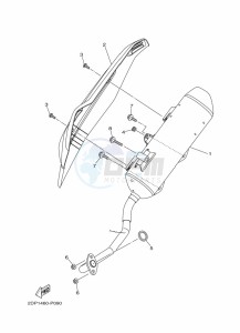 GPD150-A NMAX 150 (BV49) drawing LEG SHIELD