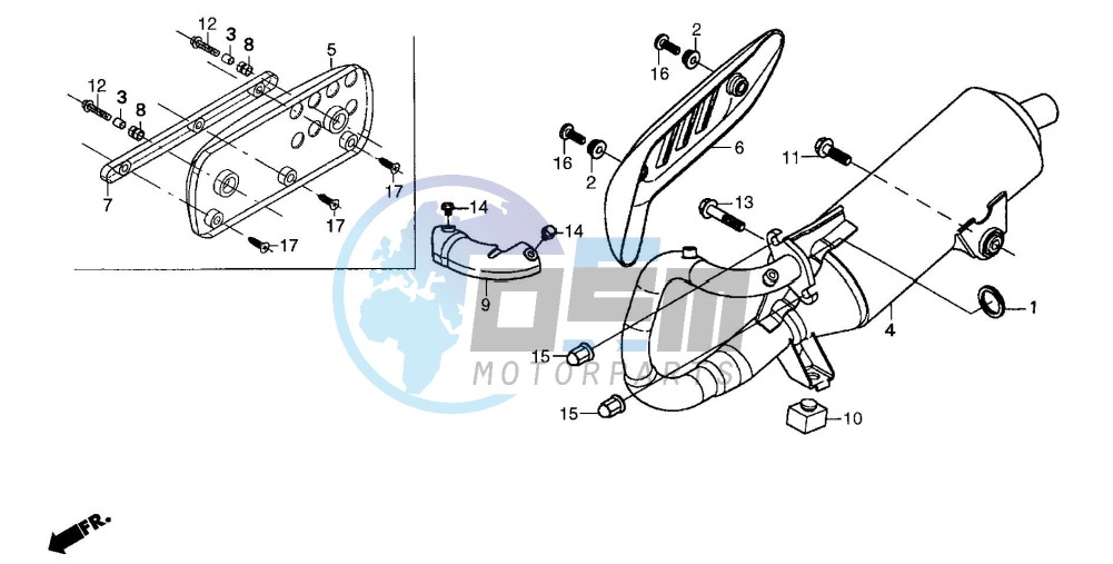 EXHAUST MUFFLER