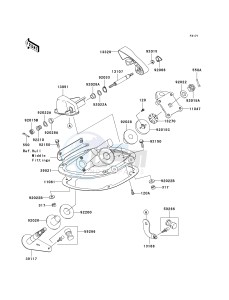 JT 1500 A [STX-15F] (A6F-A9F) A9F drawing HANDLE POLE