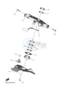 YZF600W YZF-R6 (BN6U) drawing STEERING