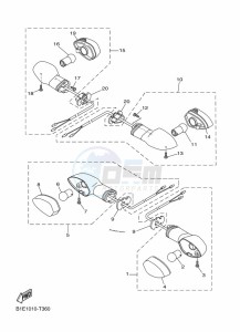 MT-25 MTN250-A (B2E2) drawing FLASHER LIGHT