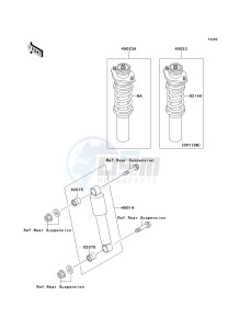 KAF620 G MULE 3000 (G1-G5) MULE 3000 drawing SHOCK ABSORBER-- S- -