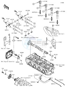 JET SKI SX-R JS1500AJF EU drawing Cylinder Head